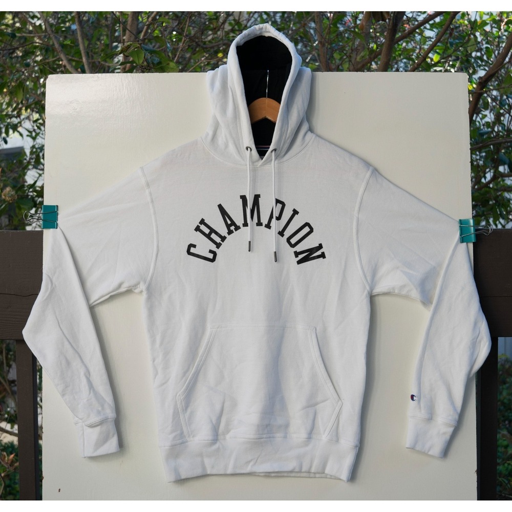 Champion Authentic Athleticwear Pullover Hoodie Men's White Size S‎